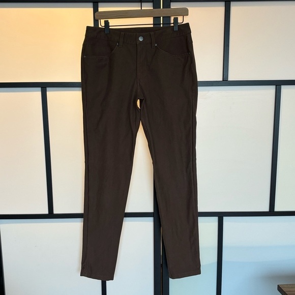 Lululemon ABC Pants Mens Size 30 Slim Fit Utilitech Abrasion Brown - Picture 6 of 16